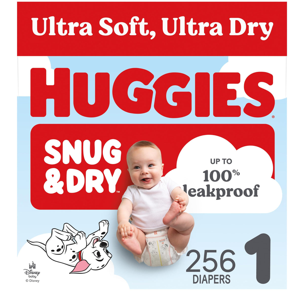 Huggies Snug & Dry Diapers Size 1, 44 Count Jansha Store