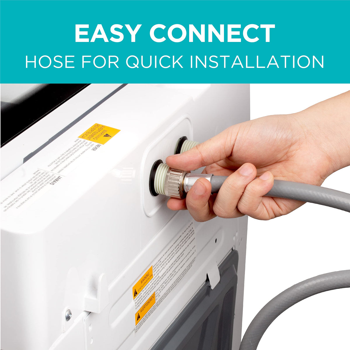 BLACK+DECKER 1.7 Cu. Ft. Portable Washer, 11 lb. Capacity, BPWM16W, White Jansha Store