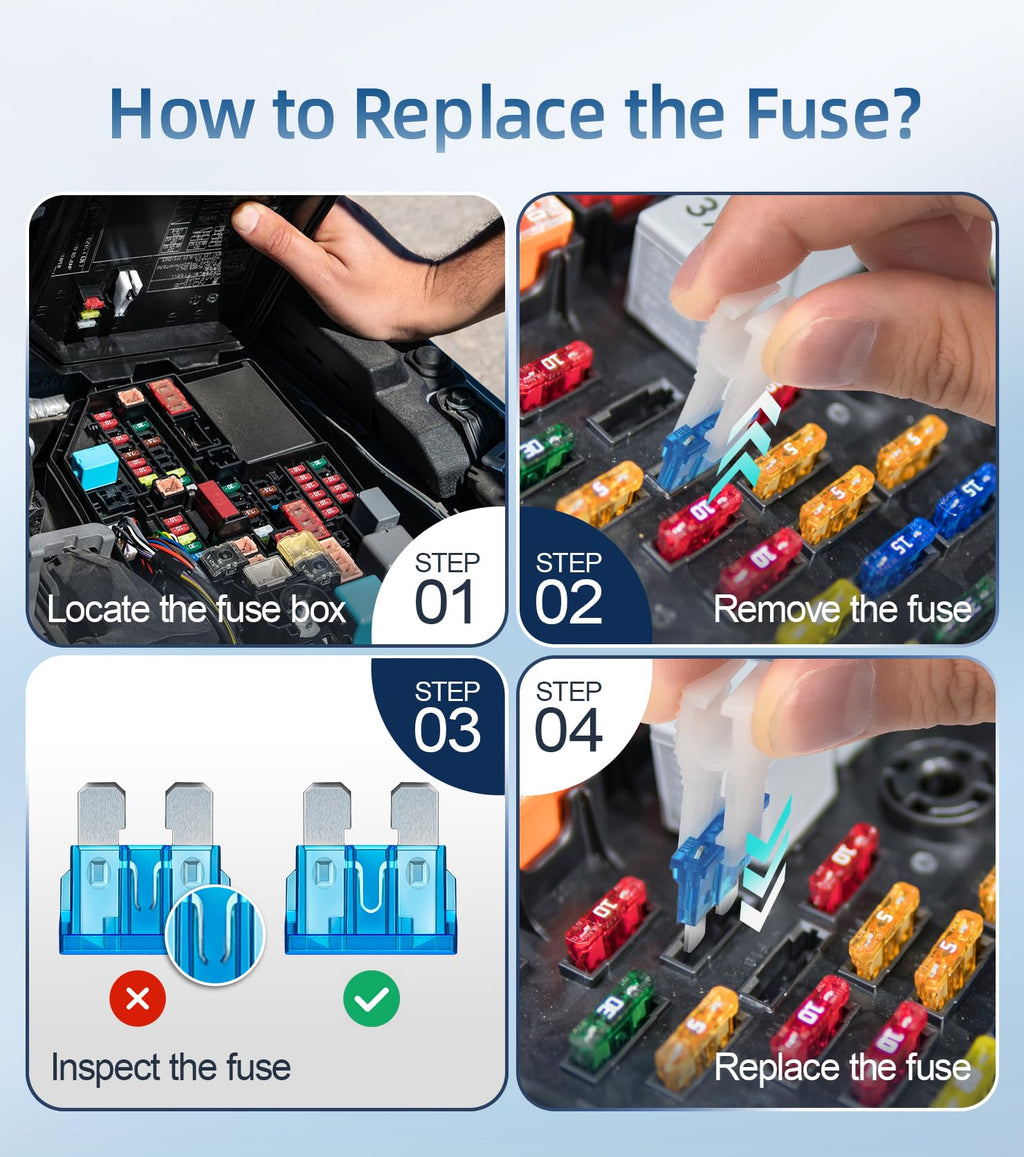 JOREST 300Pcs Car Fuse Assortment Kit, 160 Mini Blade Fuses Automotive + 90 Standard Auto Fuses + 50 Micro + Puller – Replacement for RV Camper Boat Truck (2Amp 3A 5A 7.5A 10A 15A 20A 25A 30A 35A 40A) Jansha Store