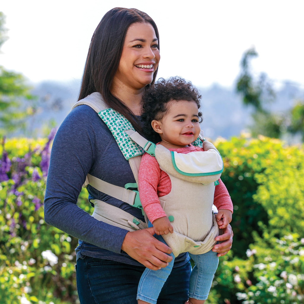 Infantino Flip 4-in-1 Baby Carrier Convertible Ergonomic, Rainbow Jansha Store