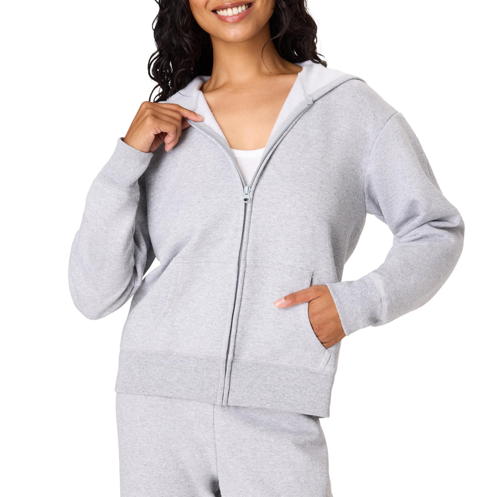 Hanes Women's EcoSmart Fleece Sweatshirt for Women, Soft Midweight - Full-Zip Hoodie, Sweatshirt, or 1/4 Zip Jansha Store
