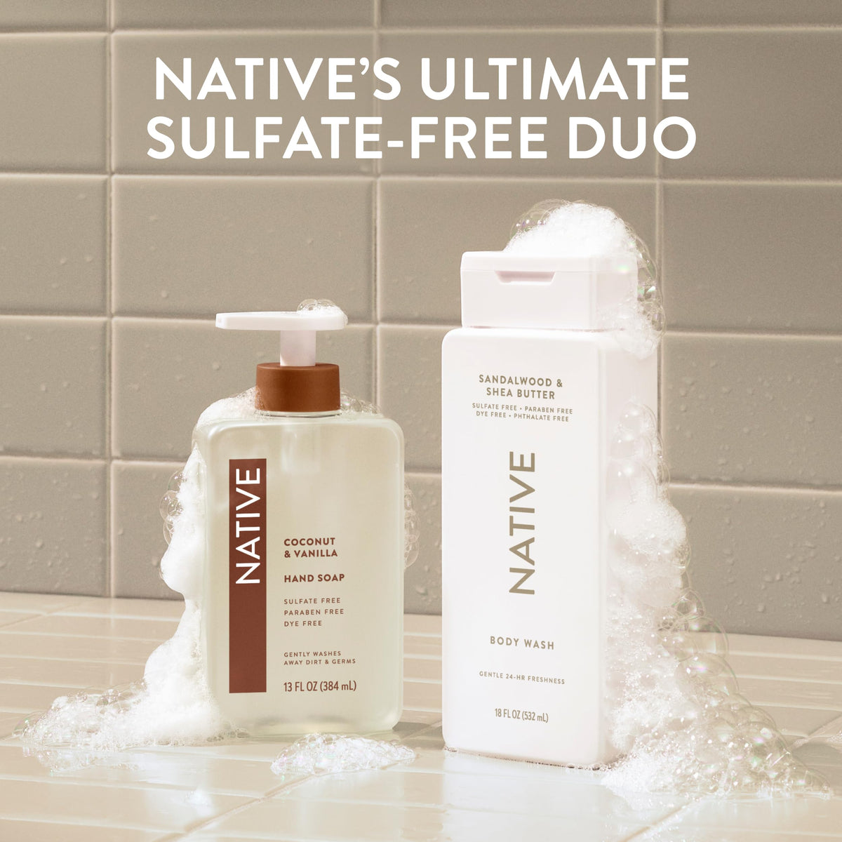 Native Clean Body Wash for Women & Men, Eucalyptus & Mint, 18 fl oz Jansha Store