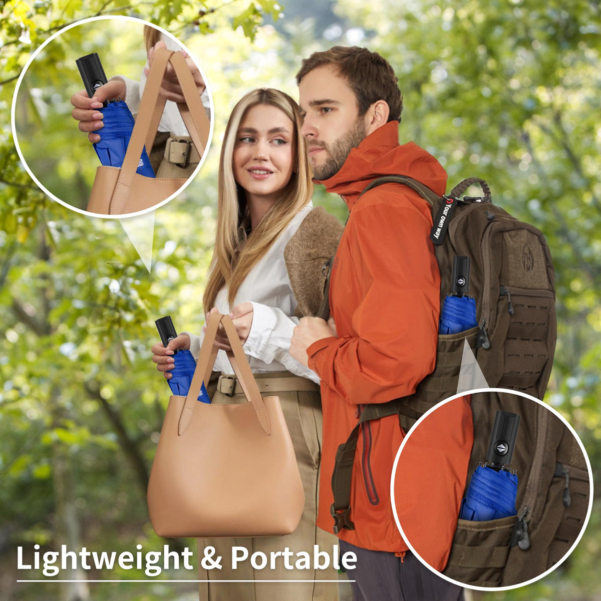 Seniny Windproof Travel Umbrella, Automatic Umbrellas for Rain, Portable & Compact Umbrellas for Backpack, Strong UV for Protection, Folding Small Sun Umbrella for Car, Walking Jansha Store