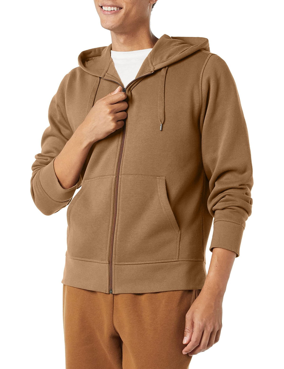 Amazon Essentials Men's Full-Zip Fleece Hoodie Sweatshirt (Available in Big & Tall) Jansha Store