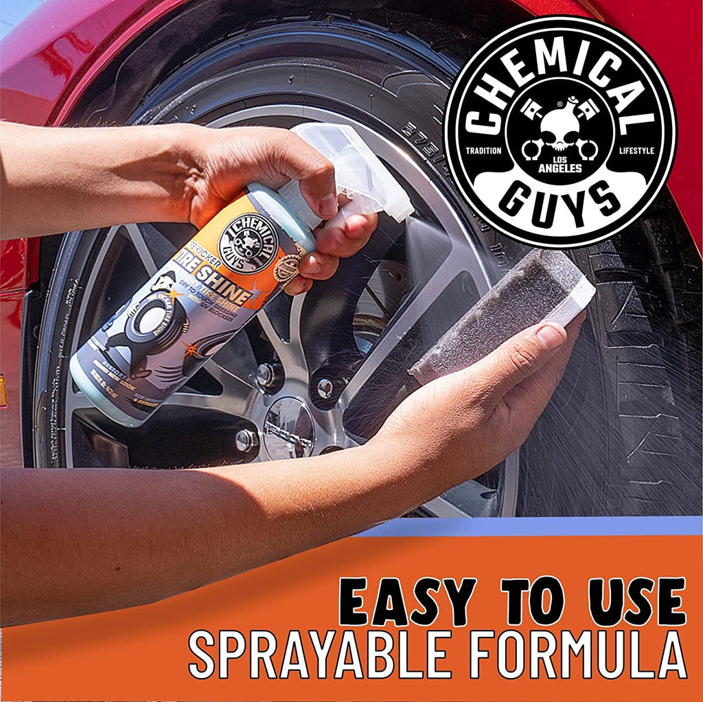Chemical Guys, Tire Kicker Extra Glossy Tire Shine for Rubber & Trim, 16 oz Jansha Store