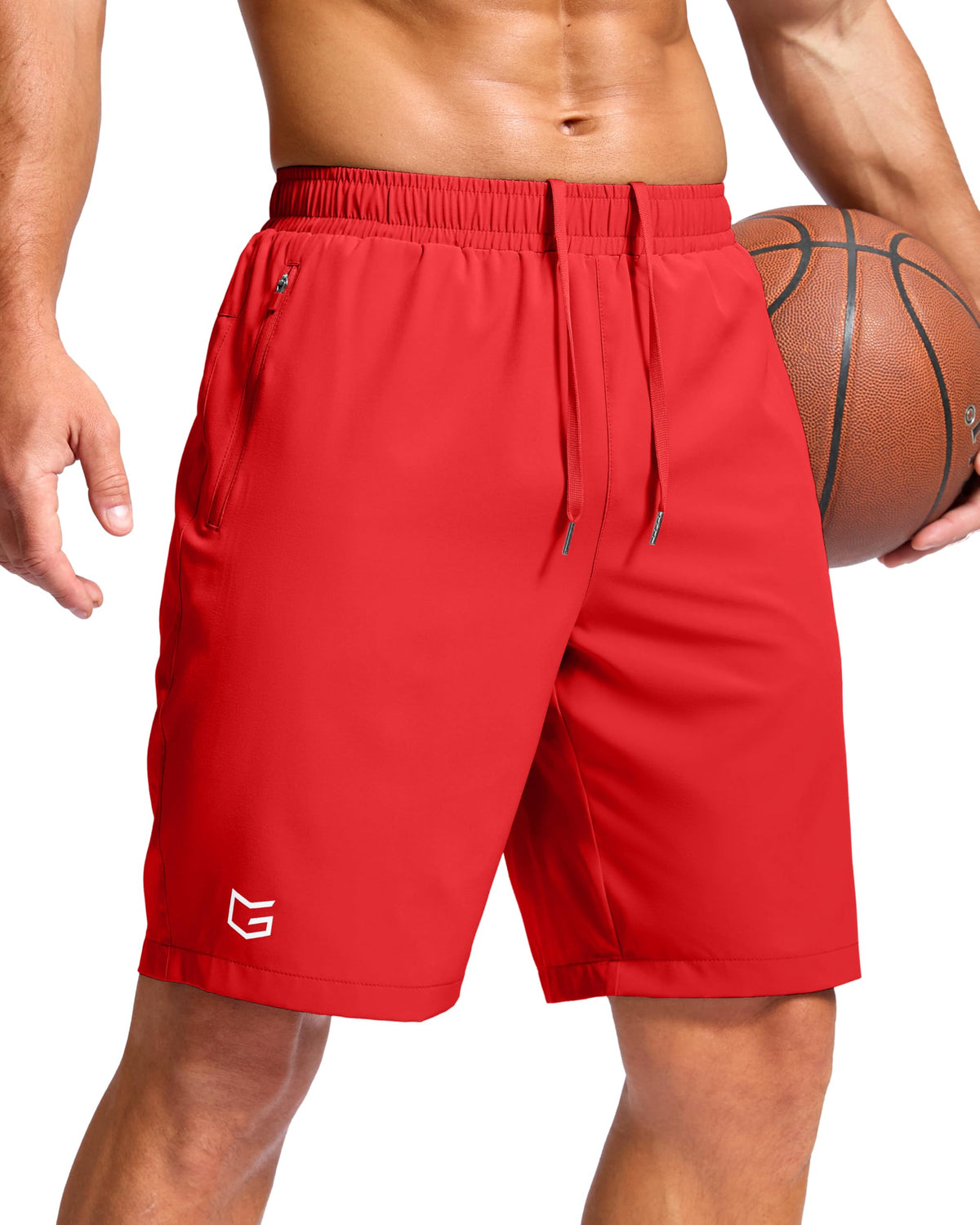 G Gradual Men's Athletic Running Shorts with 2 Zipper Pockets 7"/ 5"/ 9" Jansha Store