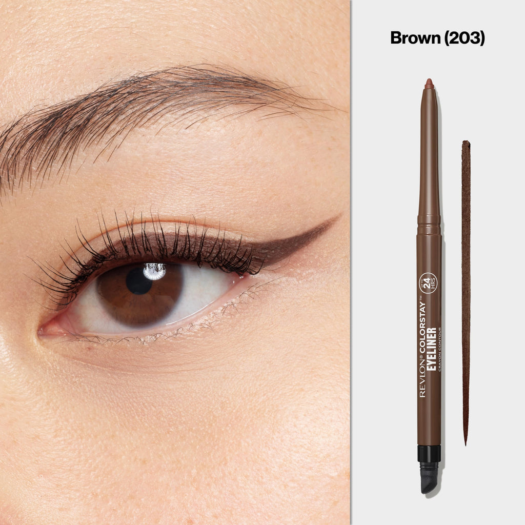 Revlon ColorStay Pencil Waterproof Eyeliner, 201 Black, 2 pack Jansha Store