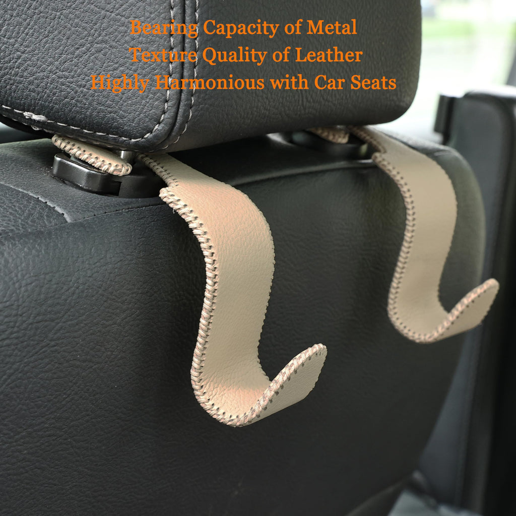 4-Pack Car Headrest Hooks Holds 55lbs Seat Storage Organizer for Bags Jansha Store