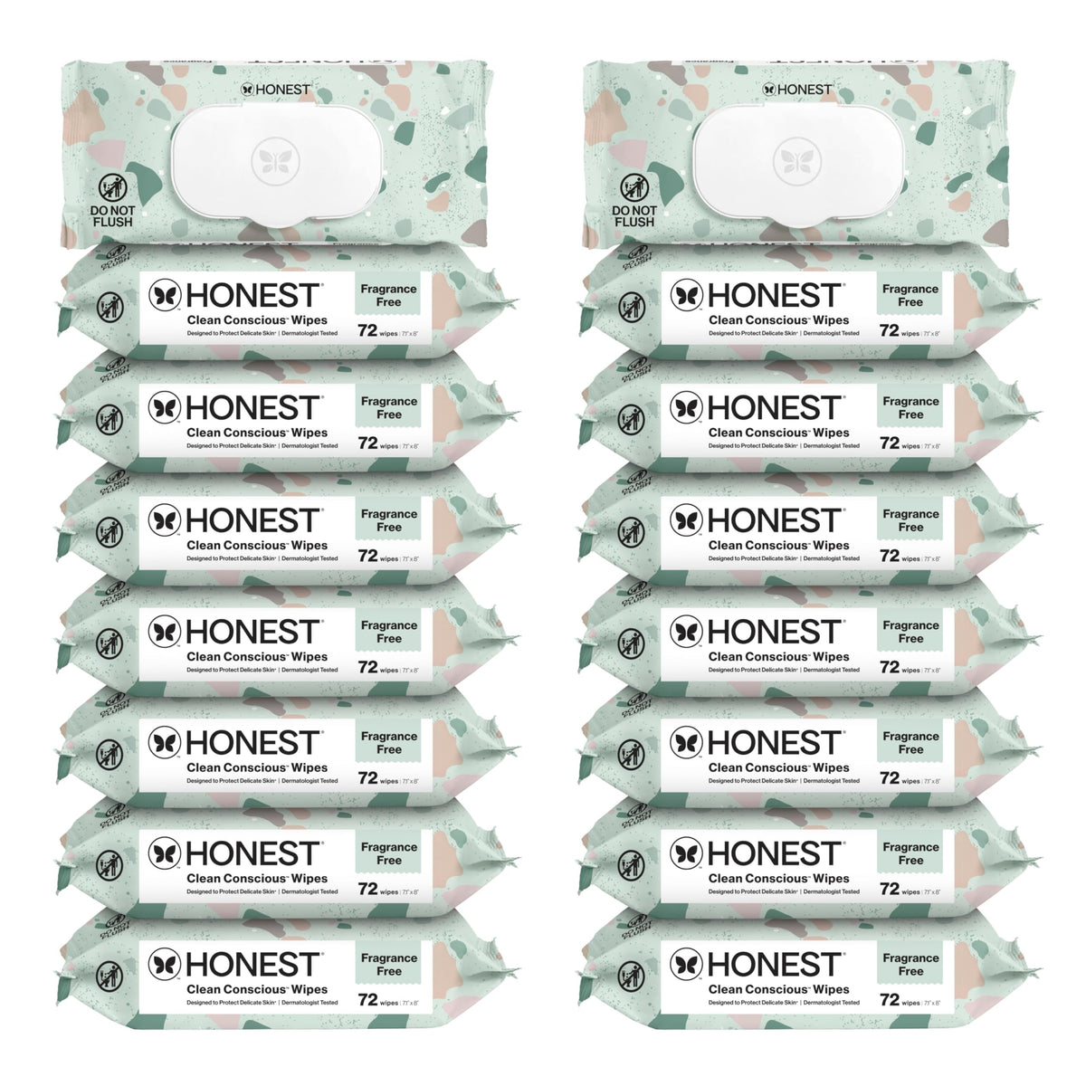 The Honest Company Multi-Use Baby Wipes, Pattern Play, 720 Count Jansha Store