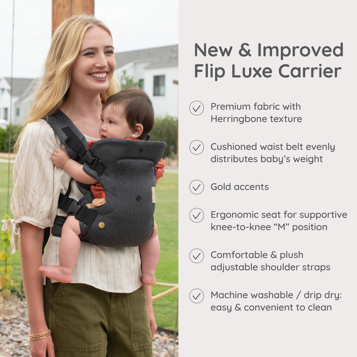 Infantino Flip 4-in-1 Baby Carrier Convertible Ergonomic, Rainbow Jansha Store