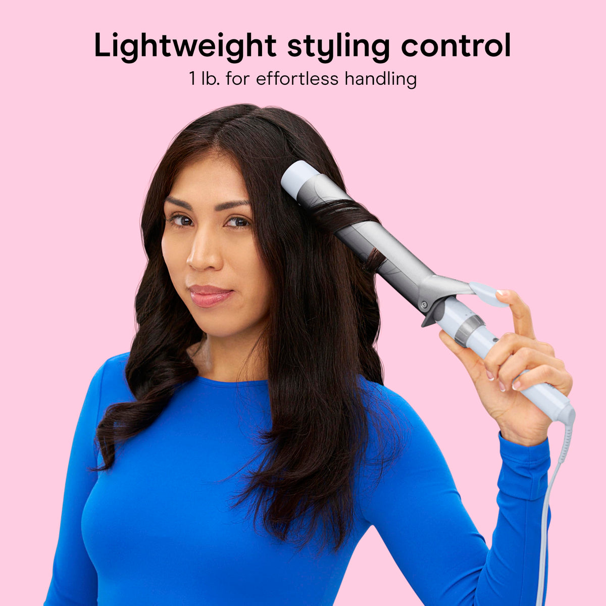 Conair Curling Iron, Double Ceramic, 1/2-in. Barrel, White/Rose Gold Jansha Store