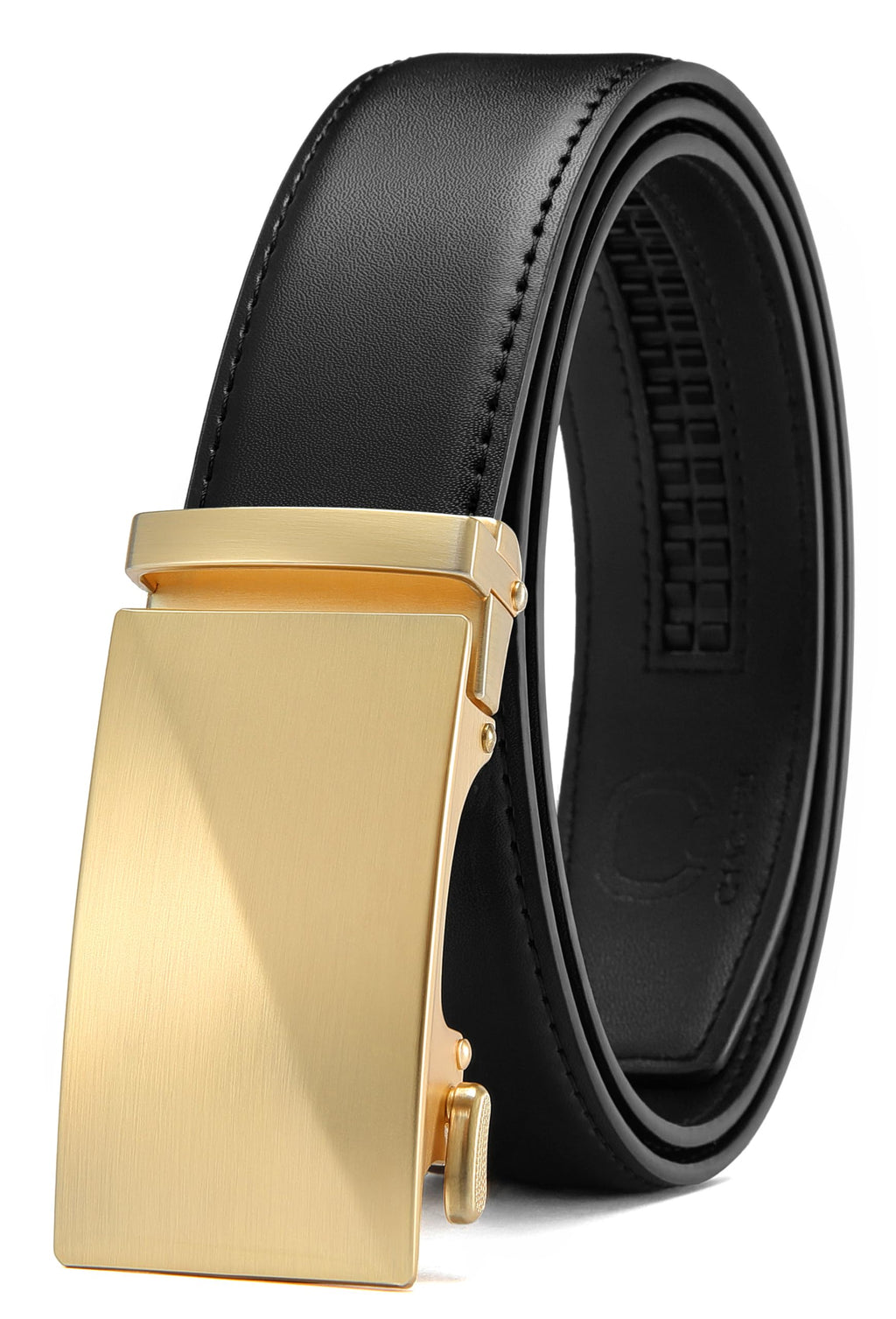 CHAOREN Men's Leather Ratchet Belt - Customizable Fit (35mm) Jansha Store