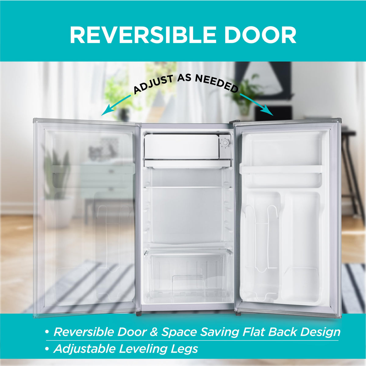 BLACK+DECKER 2.5 Cu. Ft. Compact Refrigerator, Energy Star, BCRK25B, Black Jansha Store