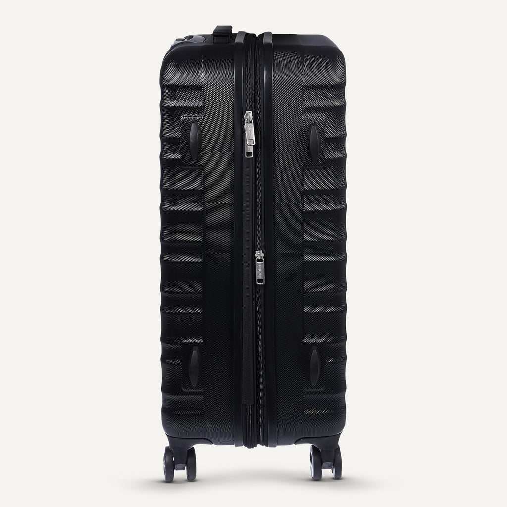 Amazon Basics 3-Piece Hardshell Suitcases Set (21", 26", 30"), Expandable For Up to 25% More Space, With Scratch-Resistant Finish, Four Multi-Directional Wheels, Rose Gold Jansha Store