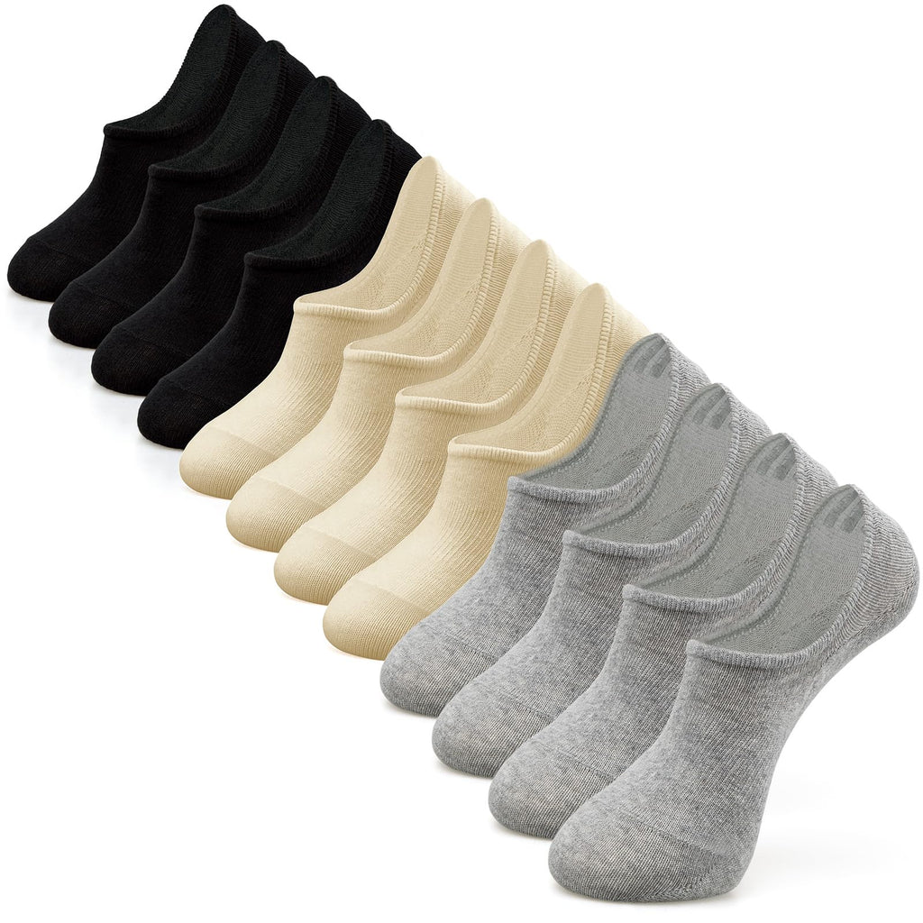 IDEGG Women & Men No Show Low Cut Anti‑Slip Casual Sports Running Socks Jansha Store
