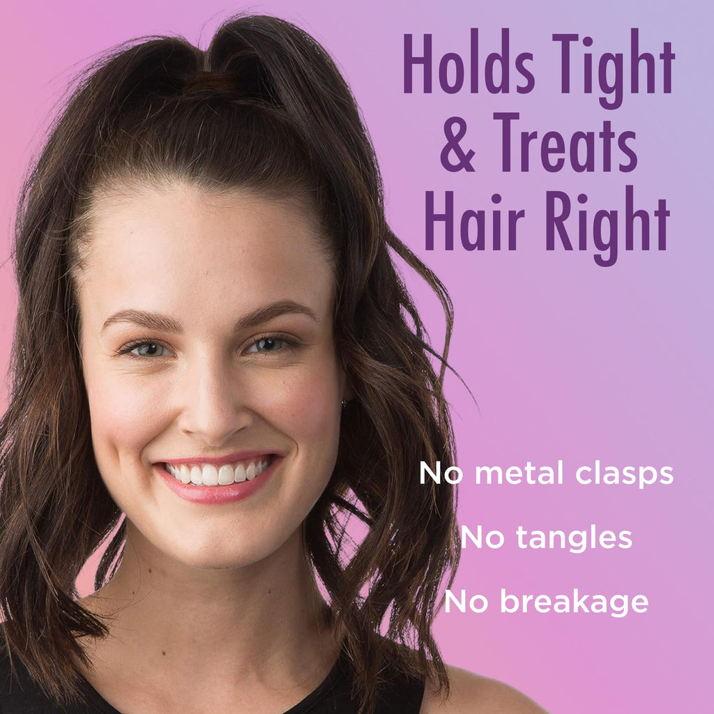 Goody Ouchless Elastic Hair Ties, 30 Ct, Brown, 4MM Rubber Bands, Pain-Free Jansha Store