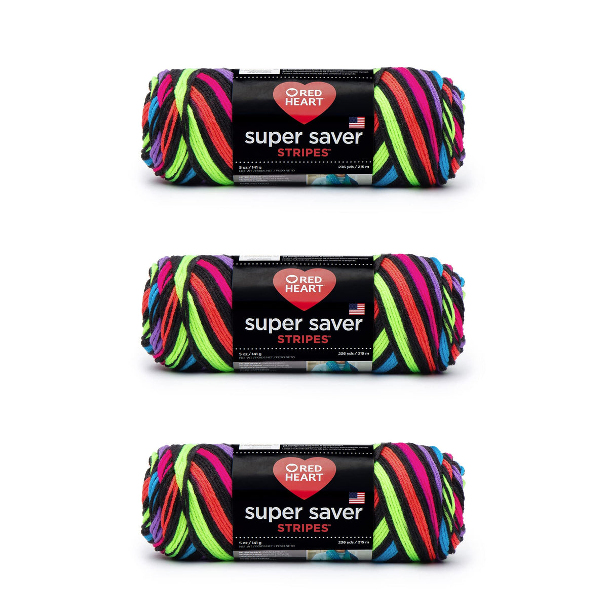 Red Heart Super Saver Yarn for Crocheting & Knitting, Medium Thyme, 3-Pack Jansha Store