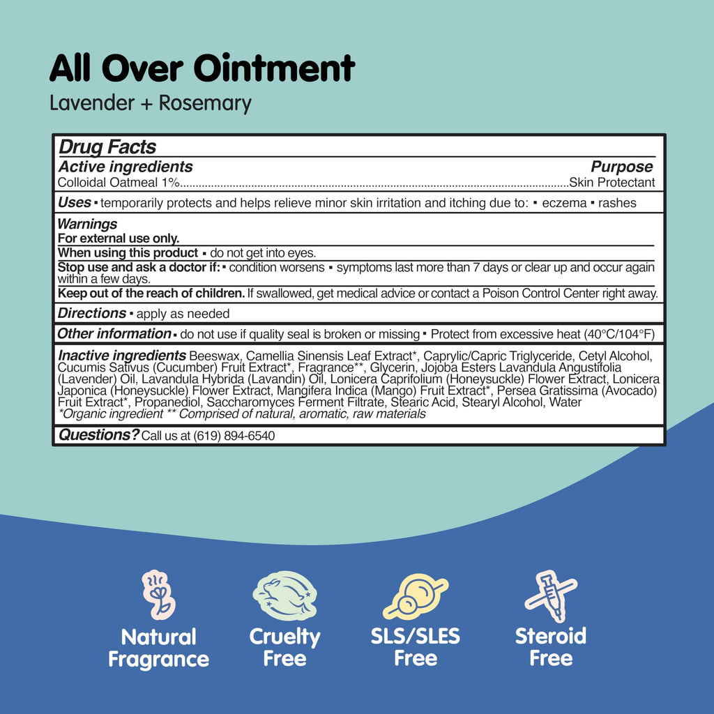 Tubby Todd All Over Ointment, Baby Eczema Cream for Sensitive Skin Jansha Store