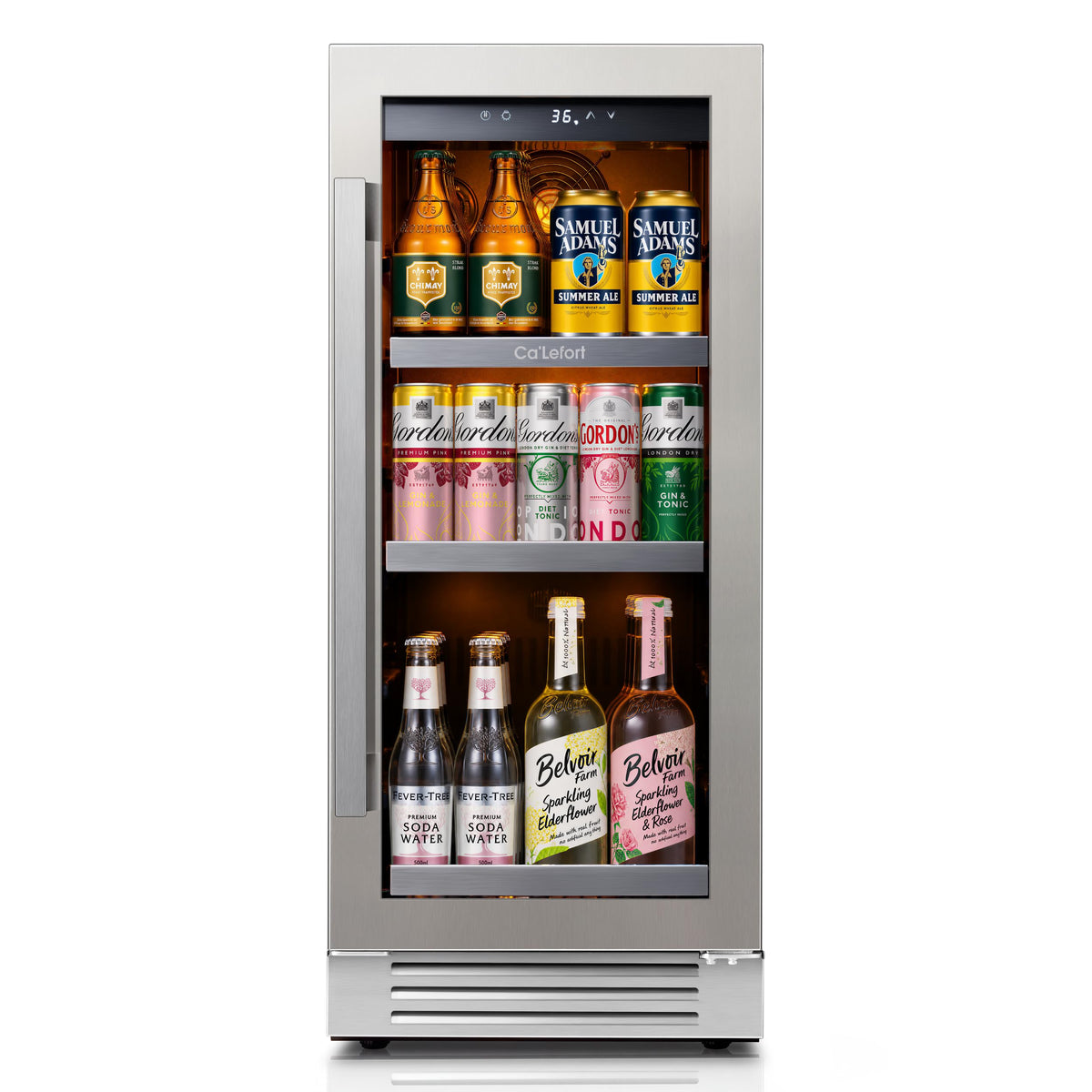 Ca'Lefort 24'' Beverage Refrigerator, 180 Can Beverage Fridge Under Counter Jansha Store
