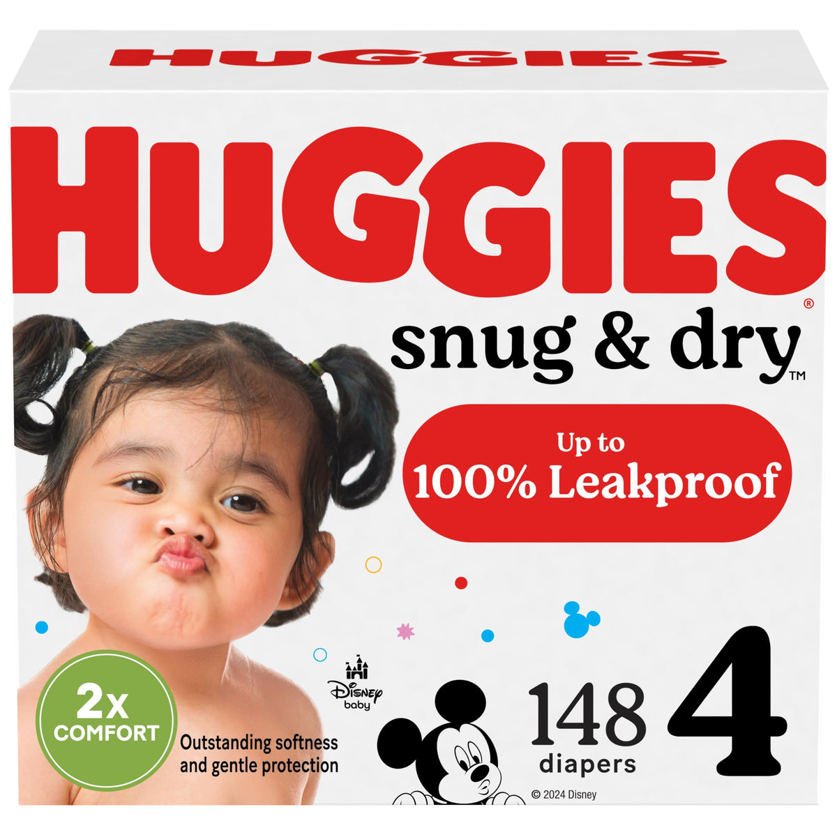 Huggies Snug & Dry Diapers Size 1, 44 Count Jansha Store