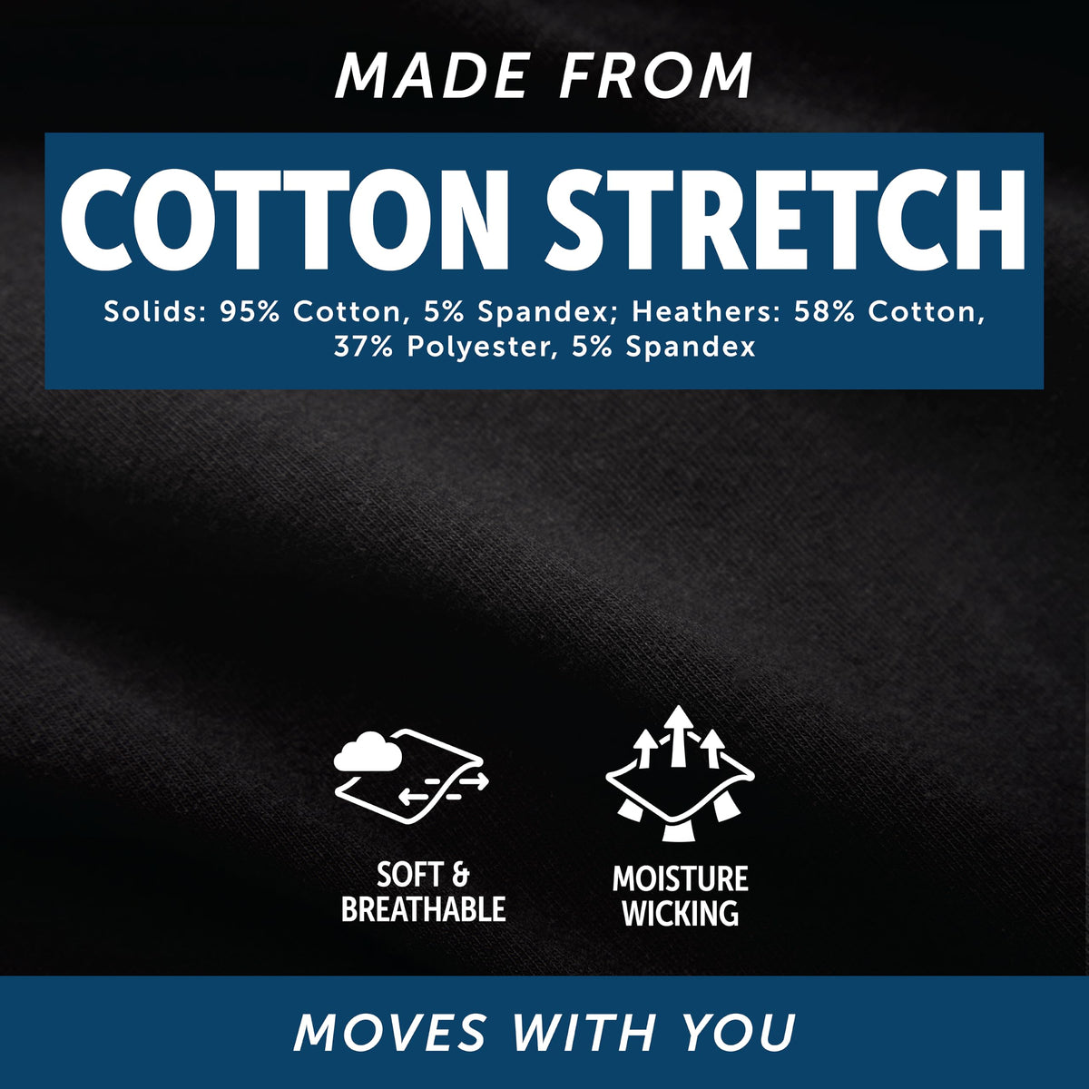 Hanes Men's Boxer Brief Underwear Pack, Stretch Cotton Boxer Briefs for Men, Moisture-wicking, 6-pack Jansha Store