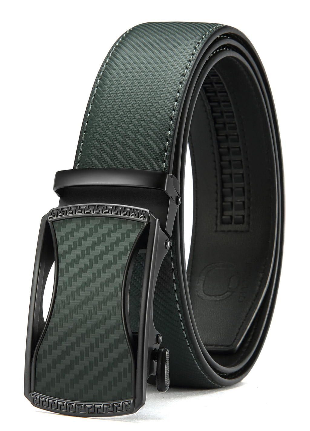 CHAOREN Men's Leather Ratchet Belt - Customizable Fit (35mm) Jansha Store