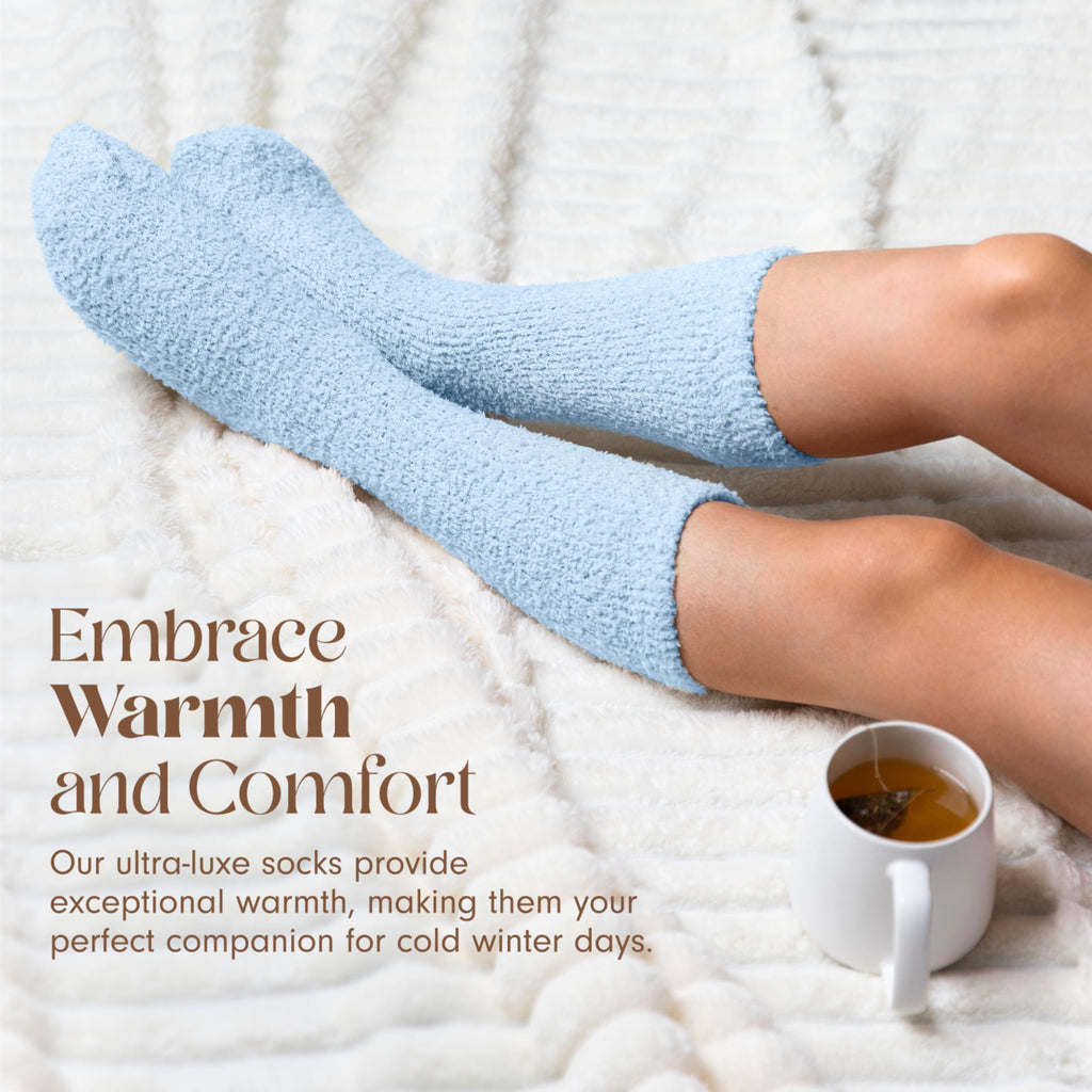 Unboxme Gifts Warm & Cozy Ultra-Luxe Cloud Fuzzy Socks, Gifts for Women Jansha Store