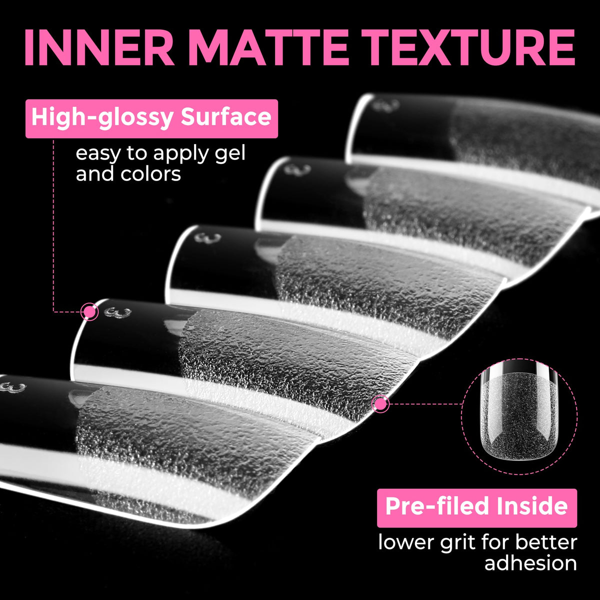 UNA GELLA Extra Short Square Kids Nail Tips 216Pcs Squoval Press On Nails Jansha Store