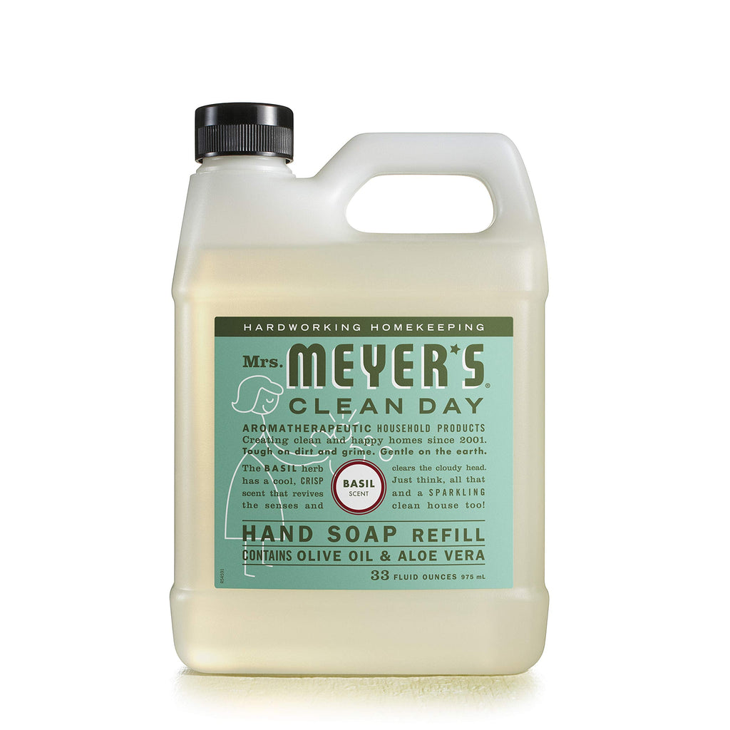 MRS. MEYER'S CLEAN DAY Hand Soap Refill, Lemon Verbena Scent, 33 Fl Oz Bottle Jansha Store