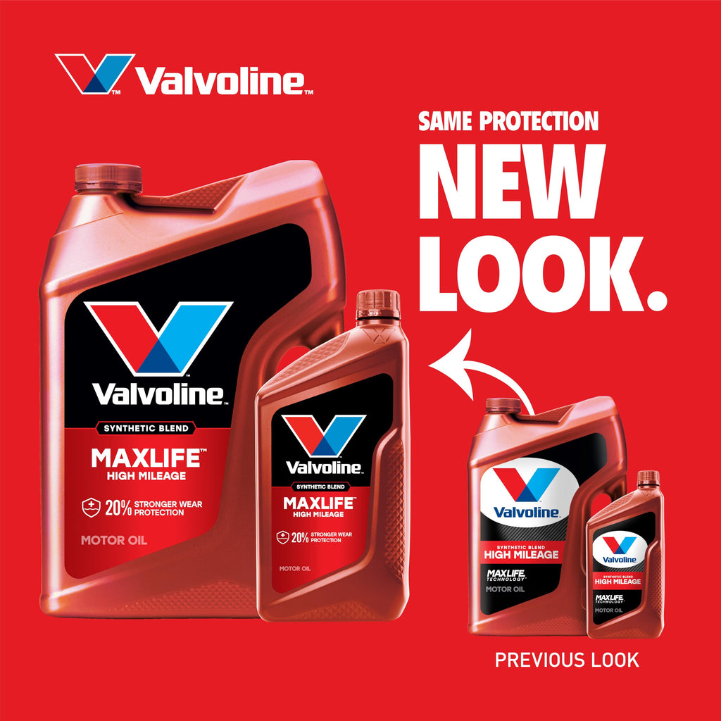 Valvoline MaxLife High Mileage 5W-30 Synthetic Blend Motor Oil 5 Quart Jansha Store