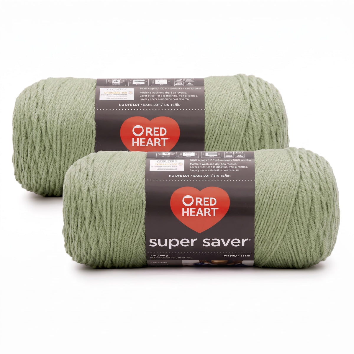 Red Heart E300 Super Saver Economy Yarn, Paddy Green Jansha Store