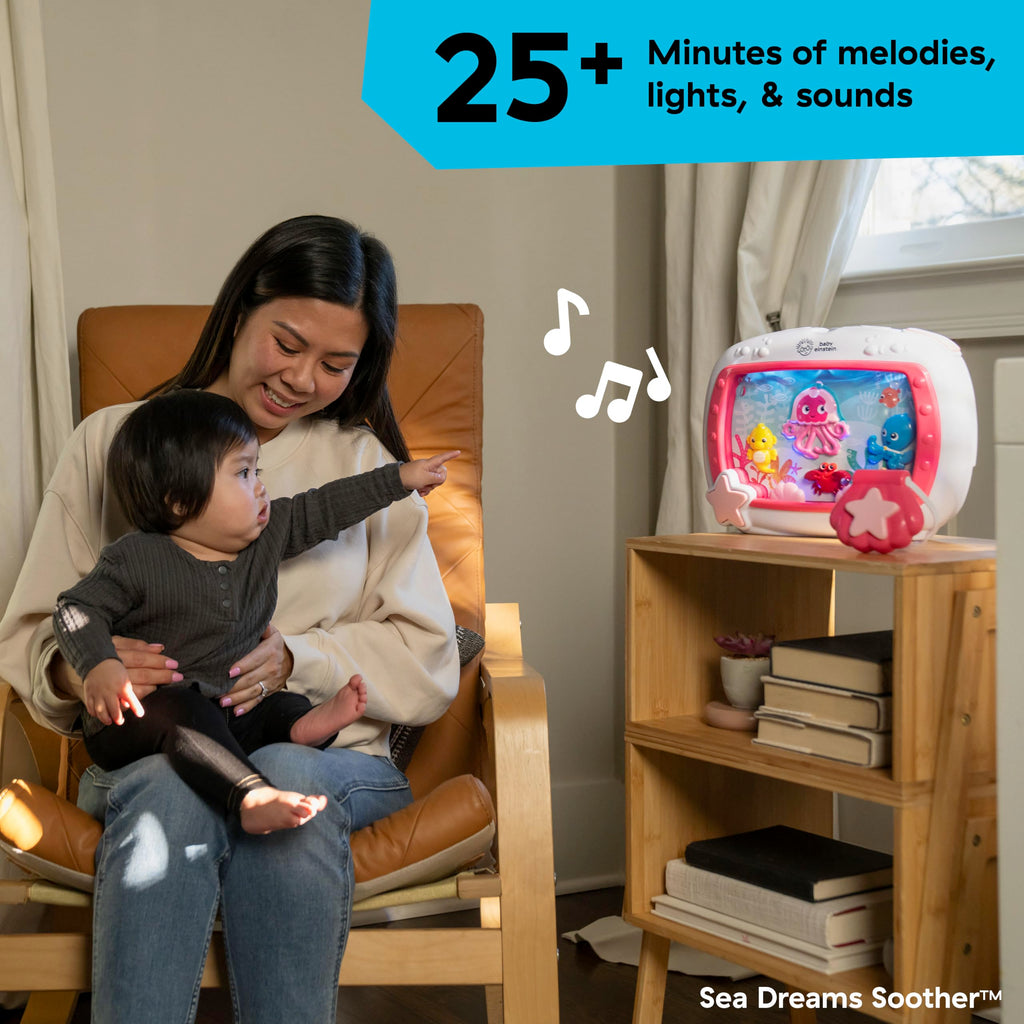 Baby Einstein Sea Dreams Soother Musical Crib Toy and Sound Machine, Newborn and up Jansha Store