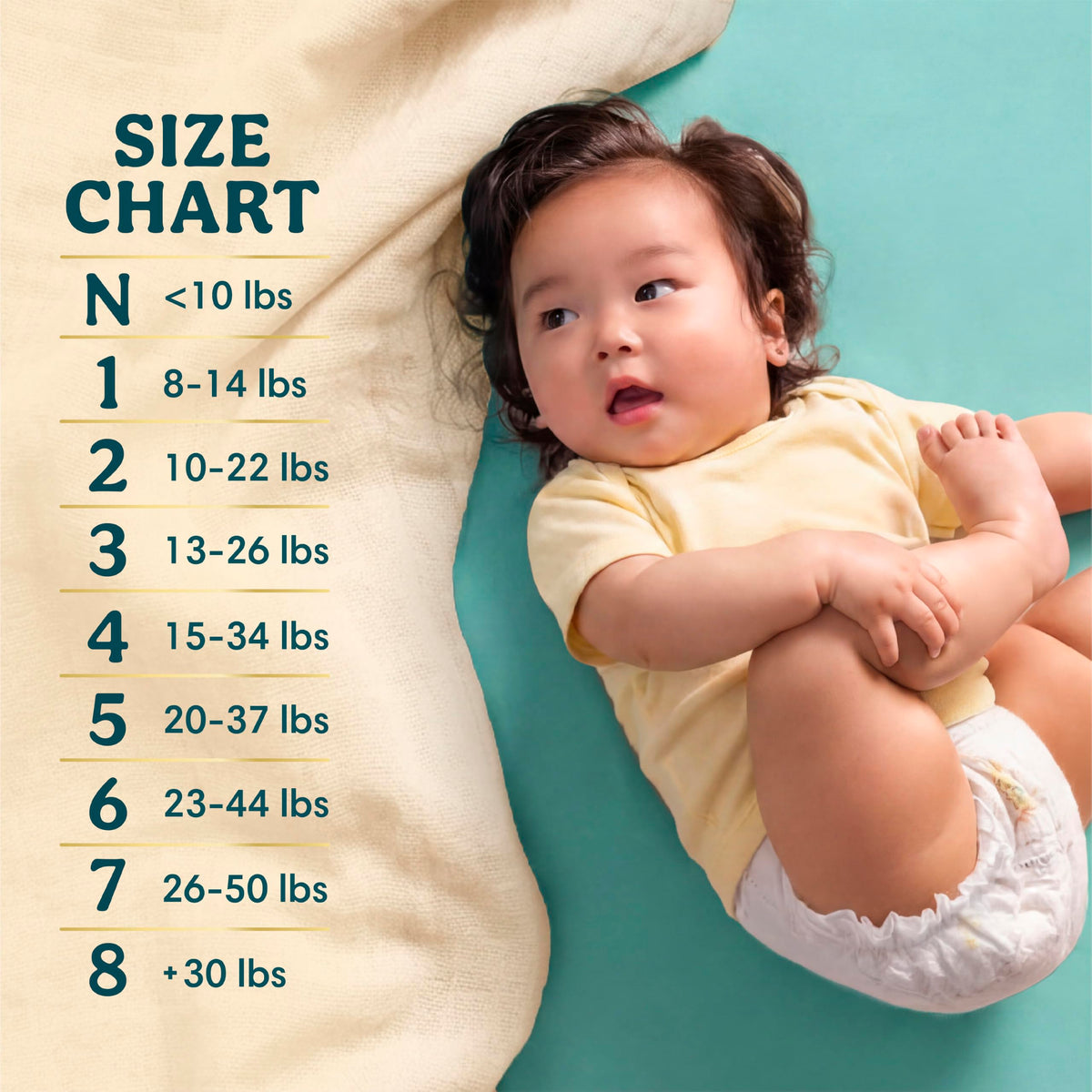 Swaddlers Diapers, Size 4 (15-34 lbs), 150 Count, Fragrance Free, Hypoallergenic, Absorbent, Pediatrician Recommended, Skin Safe Jansha Store