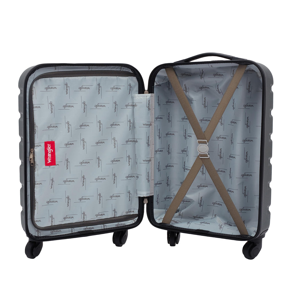 Wrangler 22" Hardside Spinner Carry-On Luggage, Teal Jansha Store