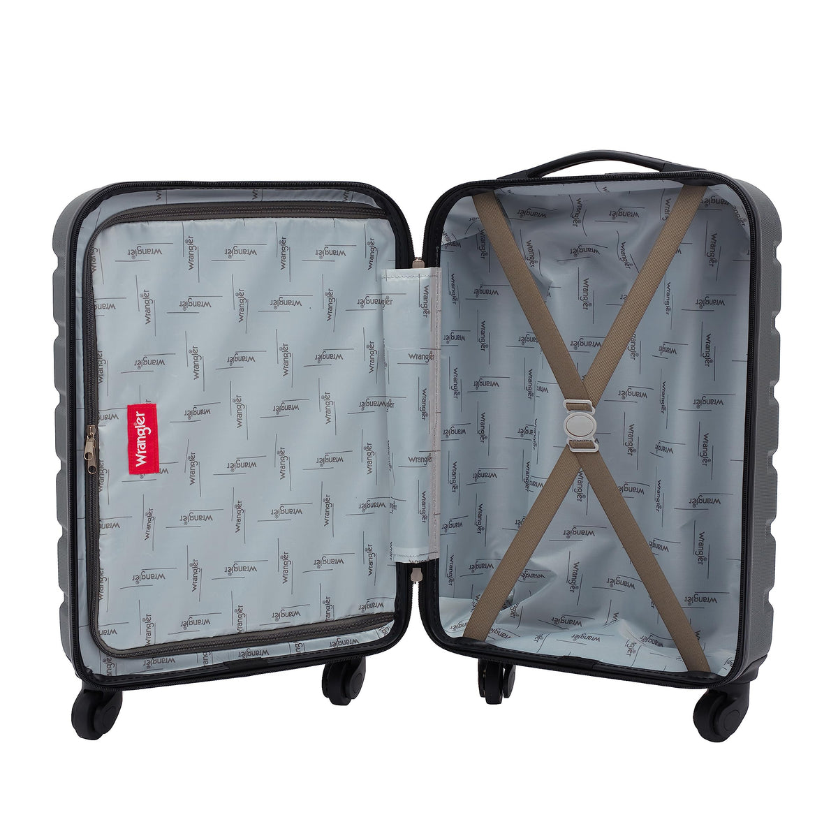 Wrangler 22" Hardside Spinner Carry-On Luggage, Teal Jansha Store