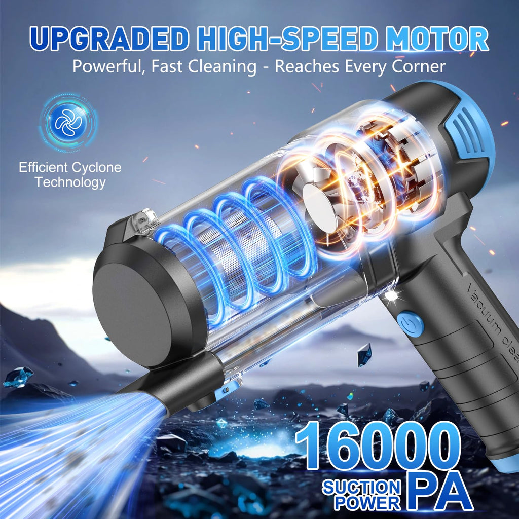 KMM Handheld Car Vacuum Cleaner, Hand Held Vacuum & Air Duster Jansha Store
