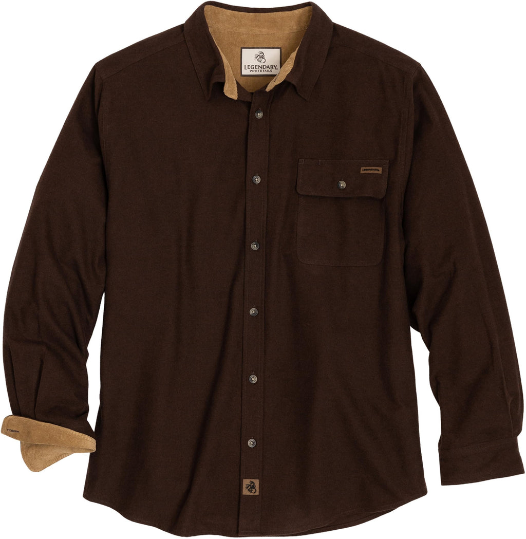 Legendary Whitetails Mens Flannel Long Sleeve Button Down 100% Cotton Shirt Jansha Store