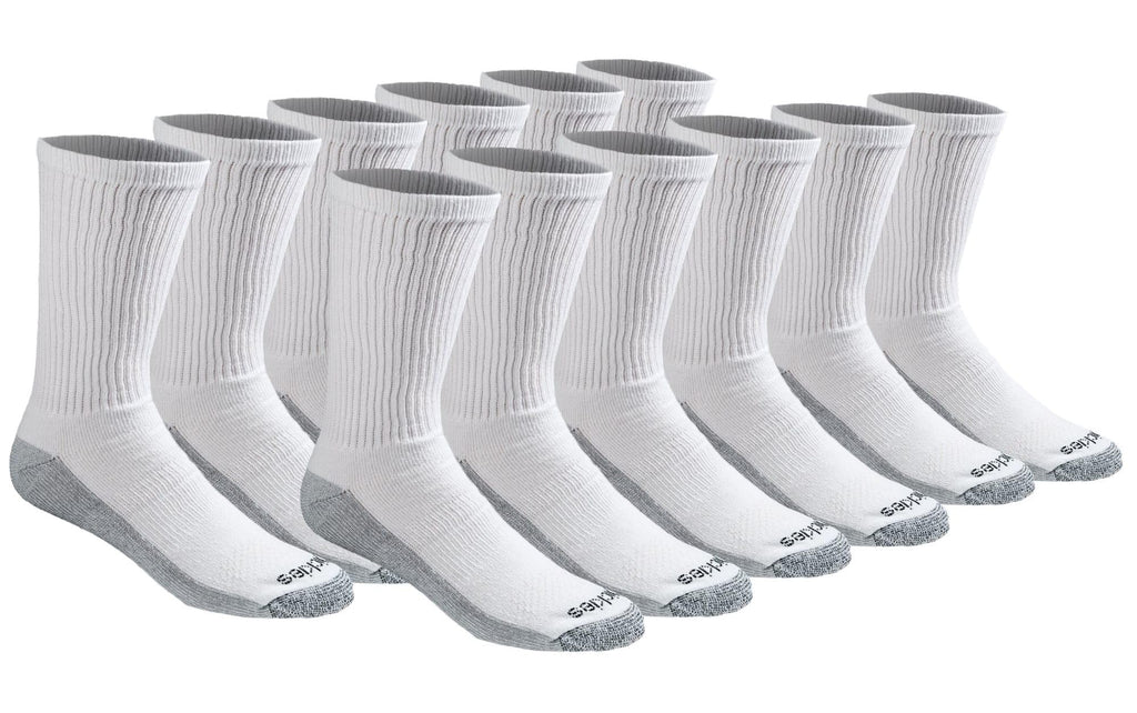 Dickies Men's Dri-tech Original Moisture Control Crew Socks, Available in M-xxl (6, 12, 18 Pairs) Jansha Store