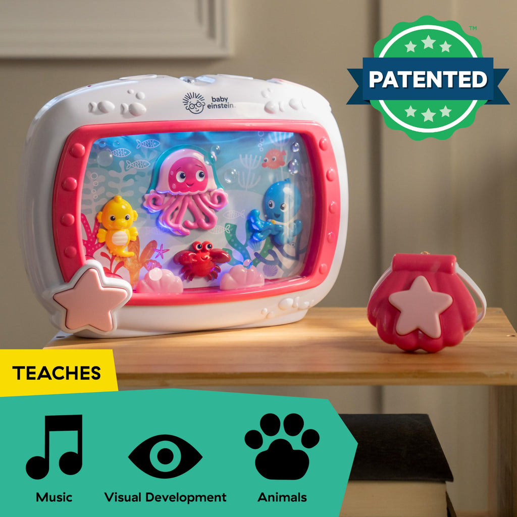 Baby Einstein Sea Dreams Soother Musical Crib Toy and Sound Machine, Newborn and up Jansha Store
