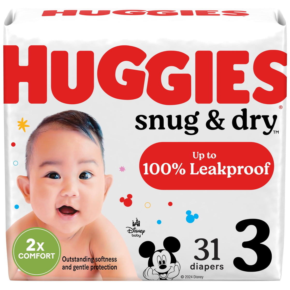 Huggies Snug & Dry Diapers Size 1, 44 Count Jansha Store