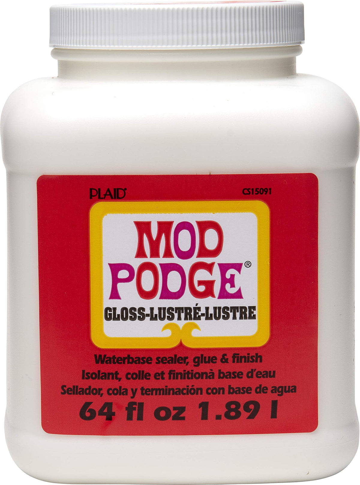 Mod Podge Gloss Sealer, Glue & Finish: All-in-One Craft Solution- Quick Dry, Easy Clean, for Wood, Paper, Fabric & More. Non-Toxic - Craft with Confidence, Made in USA, 16 oz., Pack of 1 Jansha Store