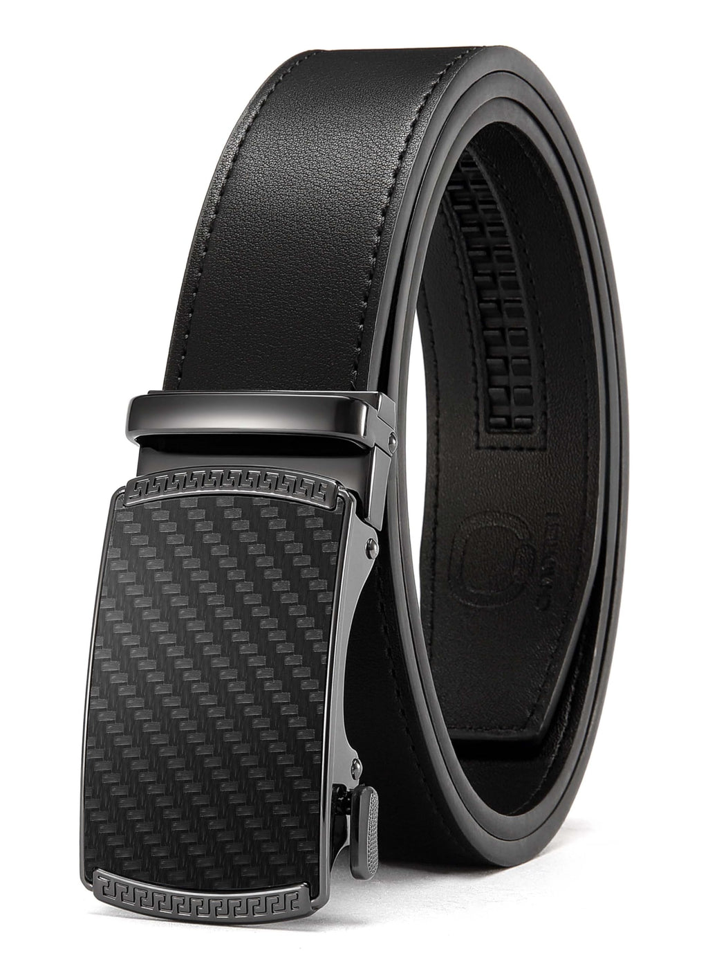 CHAOREN Men's Leather Ratchet Belt - Customizable Fit (35mm) Jansha Store