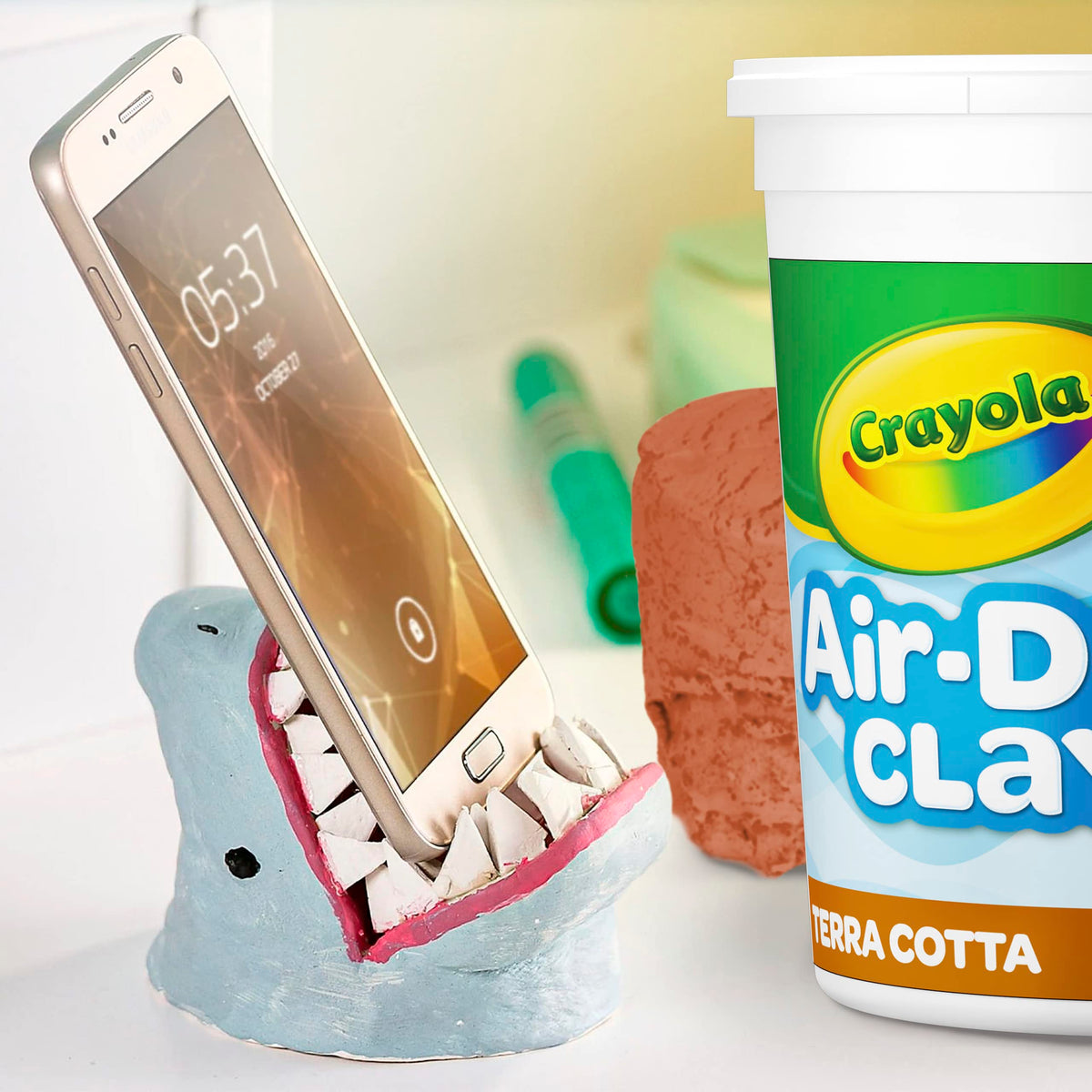 Crayola Air Dry Clay (5lbs), Teacher Supplies, Natural White Modeling Clay for Kids, Sculpting Material, Bulk Craft Supplies for Art Classrooms Jansha Store