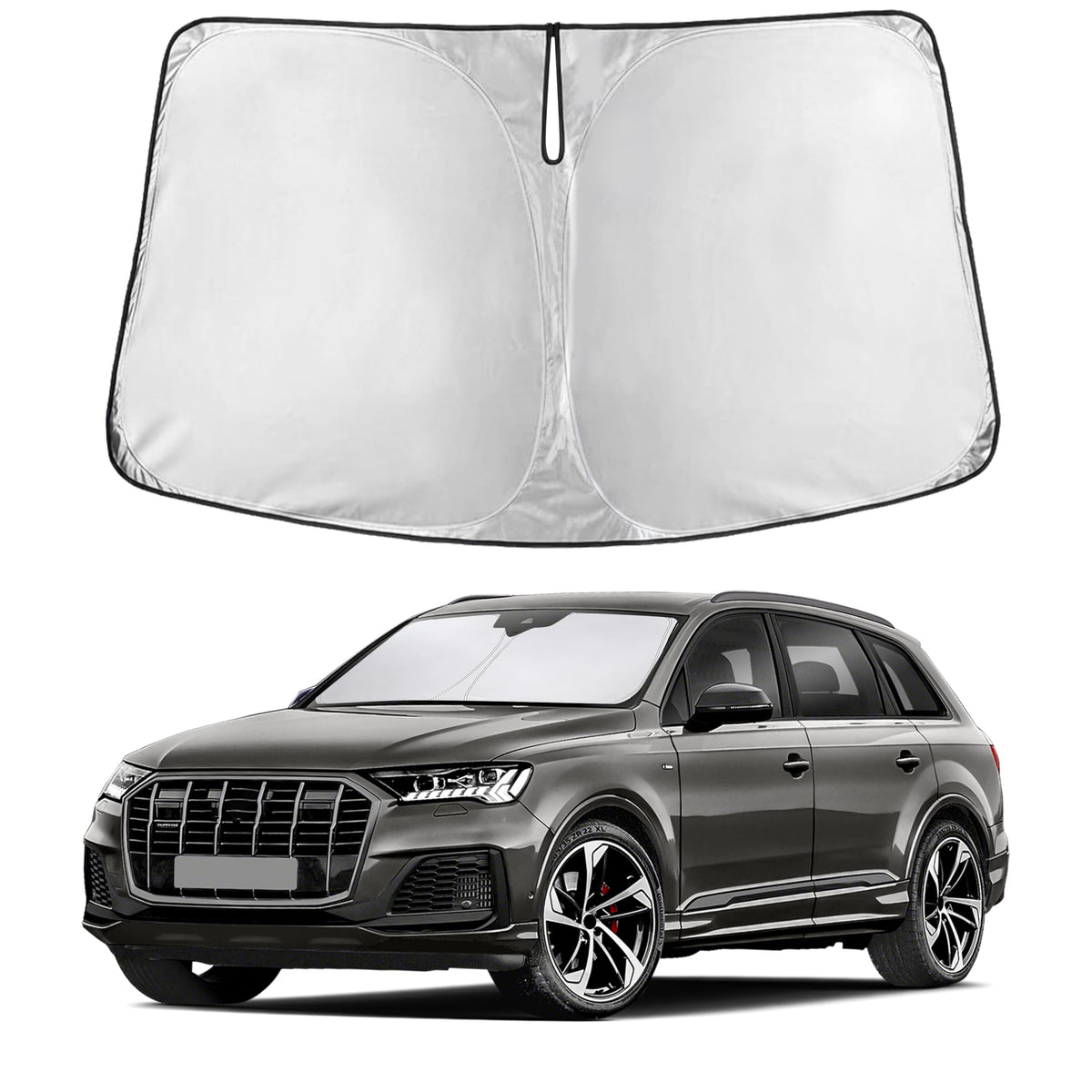 EcoNour Car Windshield Sun Shade, Front Window Sun Blocker for SUVs,Sedan Jansha Store