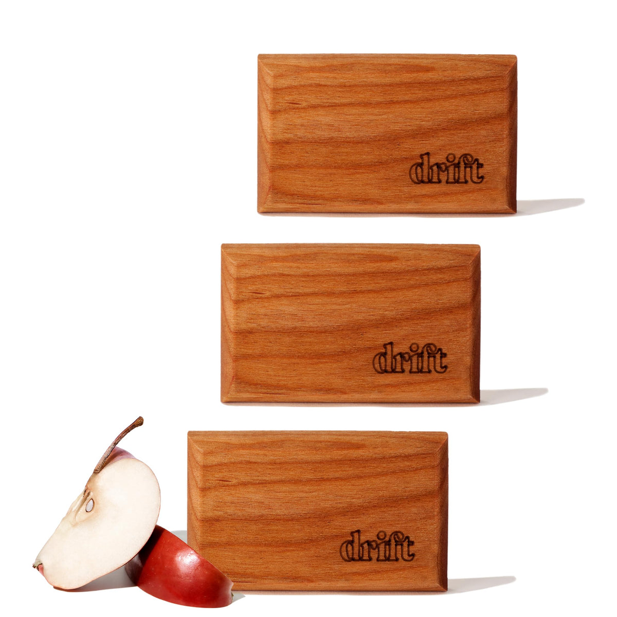 Drift Car Air Freshener - The Original Wood Air Freshener - Car Odor Eliminator - Long Lasting Scent - Essential Oils - Clean Ingredients - Amber Scent 3 Pack Refill - NO CLIP INCLUDED Jansha Store