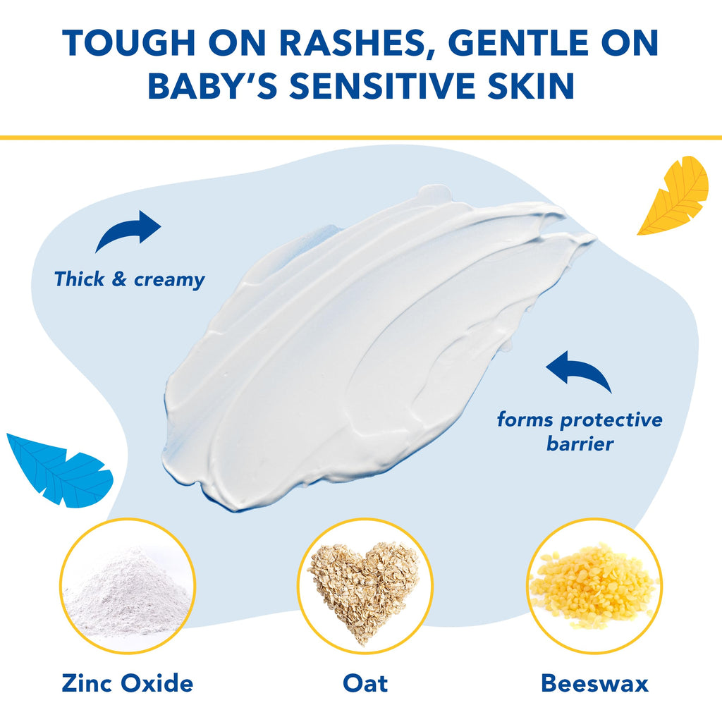 Triple Paste Diaper Rash Cream, Zinc Oxide Baby Ointment, 16 oz Jansha Store