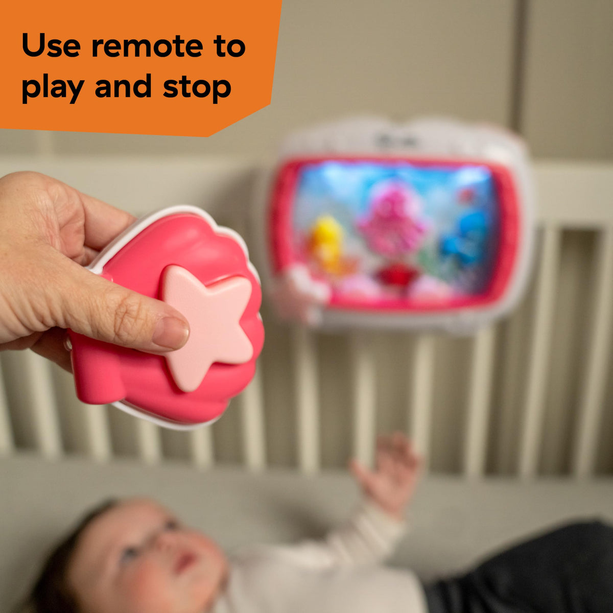 Baby Einstein Sea Dreams Soother Musical Crib Toy and Sound Machine, Newborn and up Jansha Store