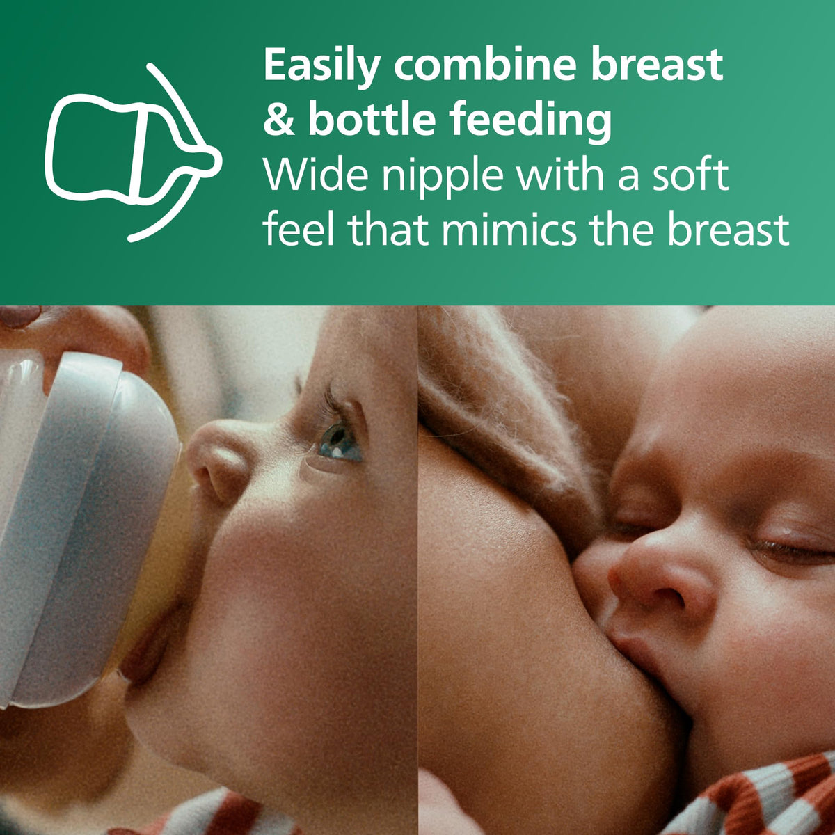 Philips Avent Natural Glass Baby Bottles, Medium Flow, 8 oz, BPA-Free Jansha Store