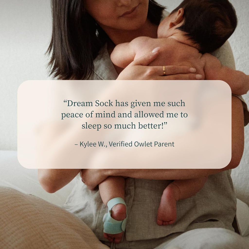 Owlet Dream Sock Smart Baby Monitor, Better Sleep for Baby & You Jansha Store