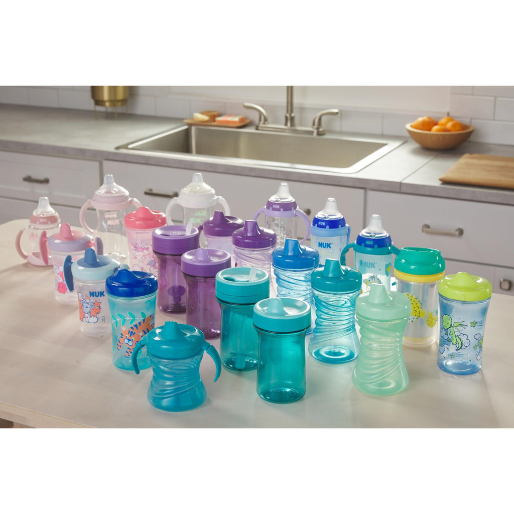 NUK for Nature Learner Cup, 10 oz, 9+ Months – BPA Free, Spill Proof Sippy Cup Jansha Store
